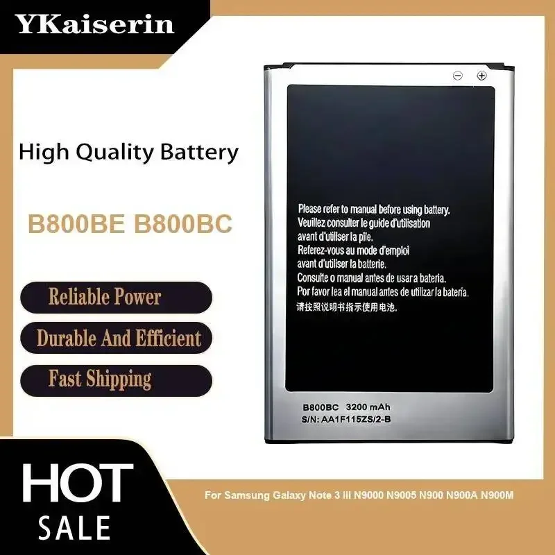 Аккумулятор для мобильного телефона B800BE B800BC 3200 мАч для Samsung Galaxy Note 3 III N9000 N9005 N900 N900A N900M
