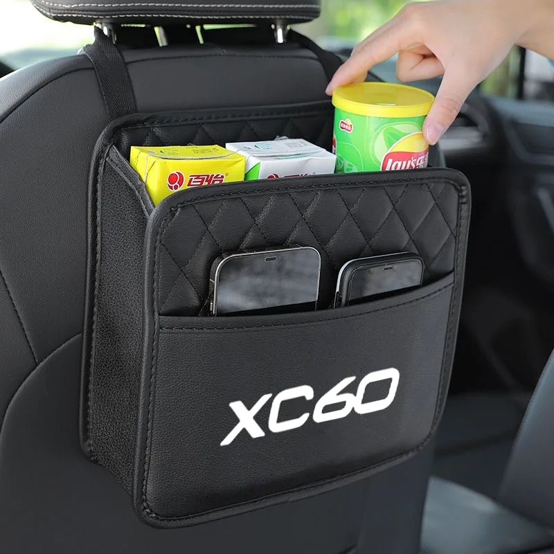 

Car Organizer Auto Waterproof Backseat Storage bag Phone Pocket Pouch for Volvo XC60 Car Accessories Multi Hanging Storage Bag