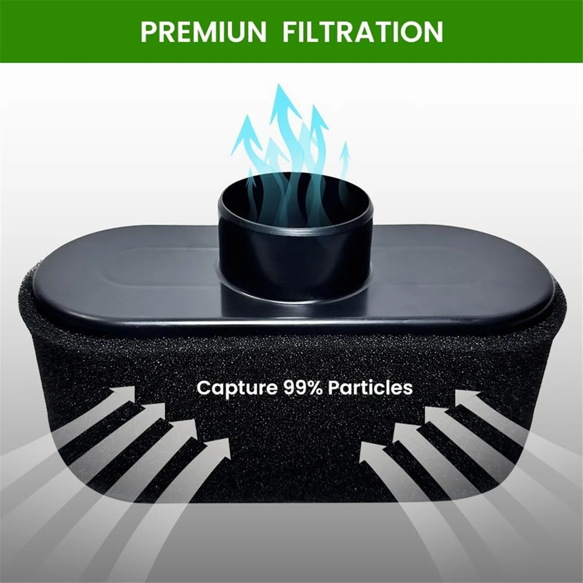 4 шт. Воздушный фильтр 11013-0752 для Kawasaki FR691V FR651V с предварительным фильтром 11013-7046, подходит для FR730V FS481V FS541V FS600V