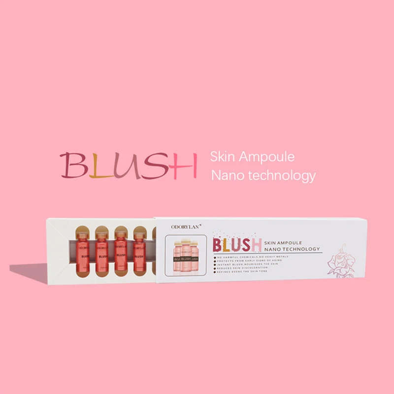 Blush BB Cream Labbra, Viso, Occhi Glow Ampoule Siero Kit fondotinta per trucco semipermanente Fard naturale Correttore nudo Cura della pelle