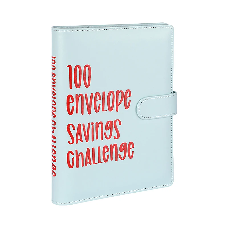 Loose-Leaf Livro Envelopes, Money Saving Challenge, Binder orçamento, desafios de poupança, 100 dias de poupança