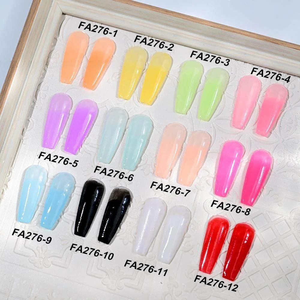 12 Color Crystal Wearable Nail Tips Spray Powder Shiny Gradient Neon Nail Art Dust Pearl Powder Fine Flashing Beauty - view 4