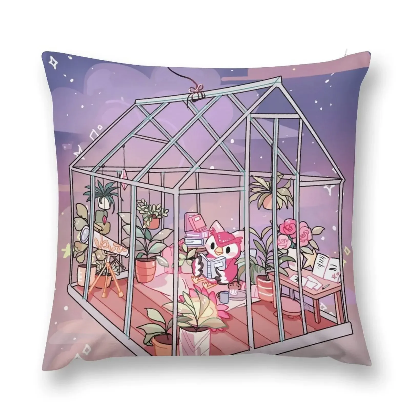 Greenhouse Throw Pillow christmas decorations 2025 Ornamental Pillow pillow