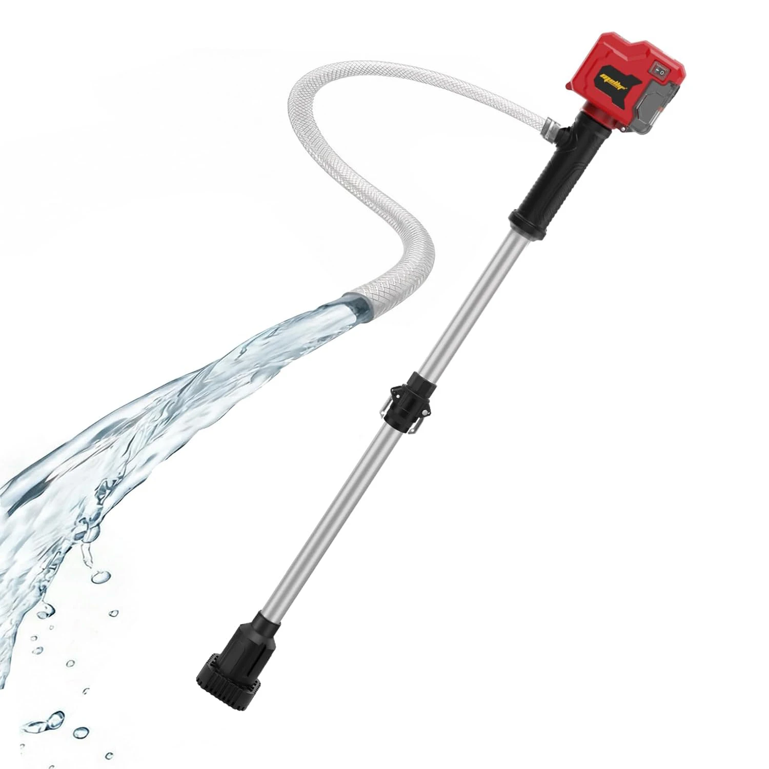 

Беспроводной насос для перекачки воды, совместимый с аккумулятором Milwaukee 18 В, бесщеточный насос для глубокой скважины для бассейна, сада, пруда (только инструмент)