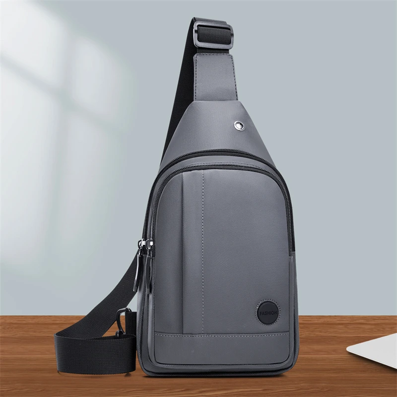 

Casual Men's Chest Bag, Adjustable Shoulder Strap, Multiple Pockets, Suitable for Cycling, Commuting, Business, Sports, Etc