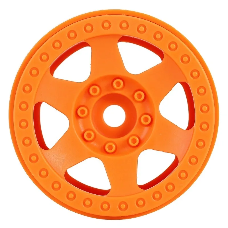 4PCS Plastic Beadlock 2.2 Wheel Rims 64*35mm for 1/10 RC Rock Crawler Car Axial SCX10 Wraith RR10