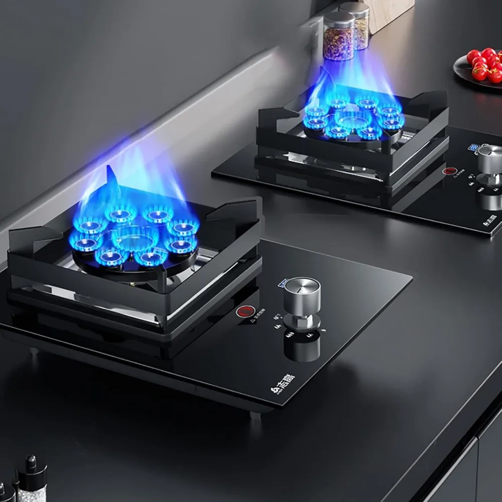 Gas cooktop Desktop Burner Gas Cooker gas hob 33CM Gas Hob For Built-in Or Desktop，Natural Gas Stove, Liquefied Petroleum Gas St