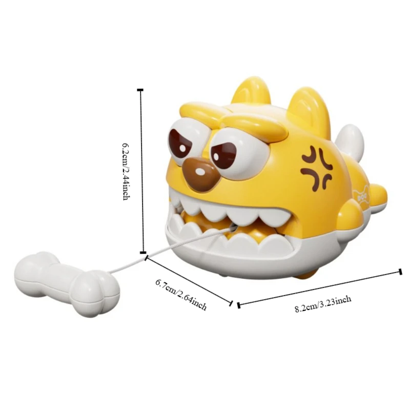 Brinquedos para bebês engatinhando puxando corda relógio brinquedos animal interativo brinquedo de corda engraçado escalada modelo de treinamento