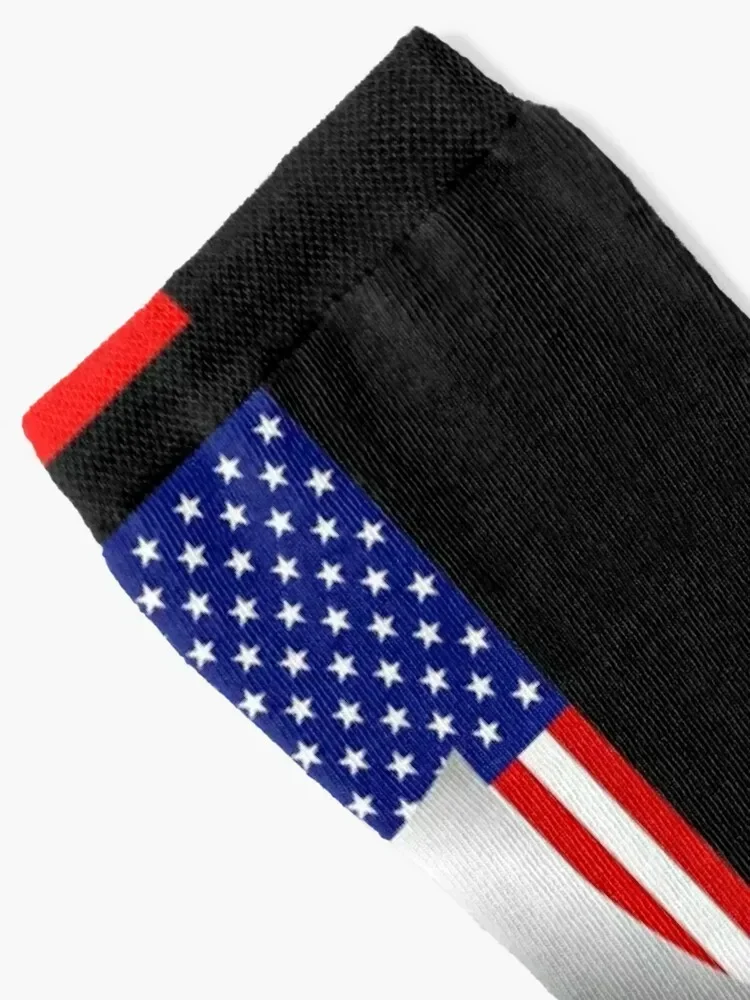 Canadian American Flag Socks Novelties hiphop Non-slip gifts Ladies Socks Men's