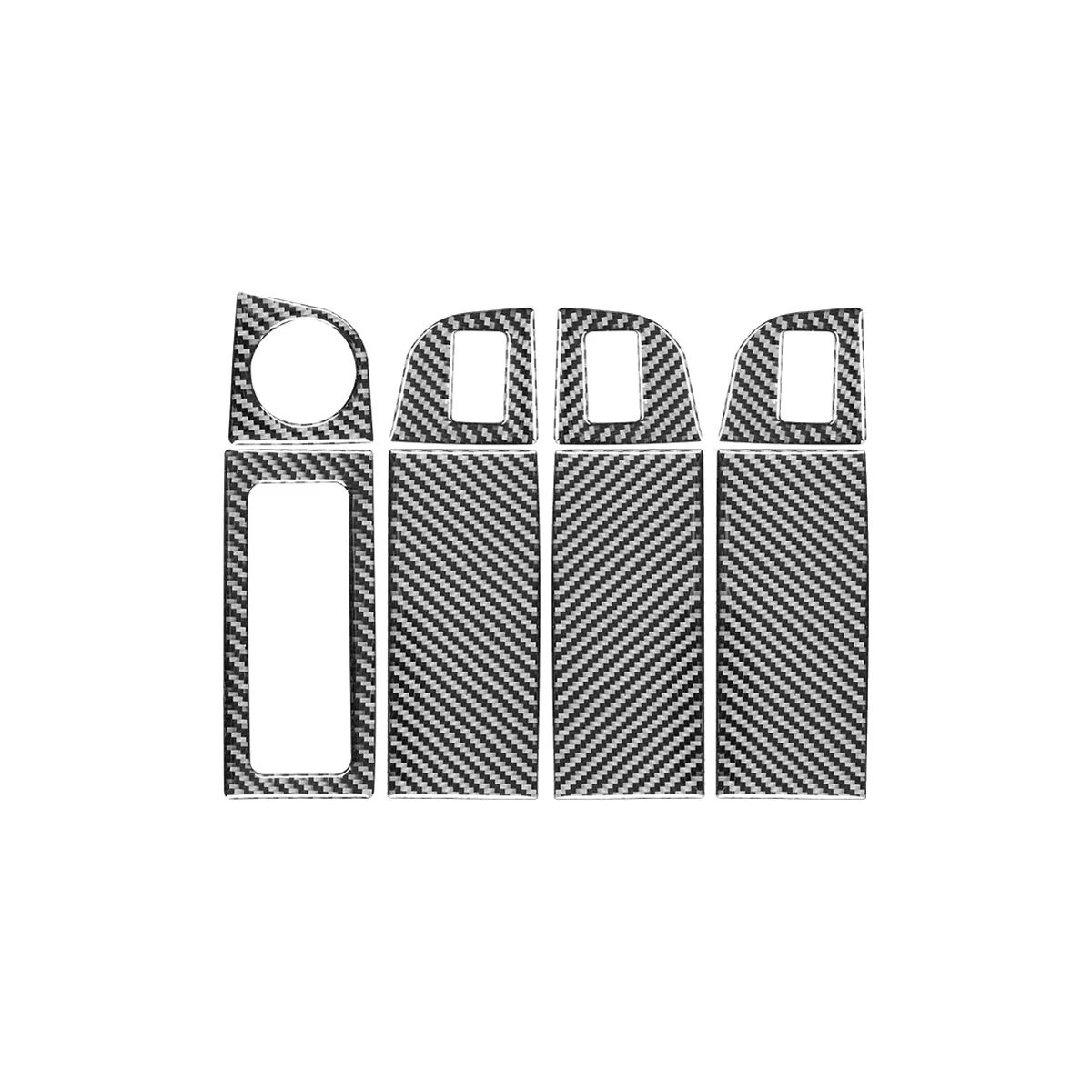 

Car Window Lifting Switch Panel Trim Sticker Decorative Carbon Fiber for A7 2015-2020 Accessories