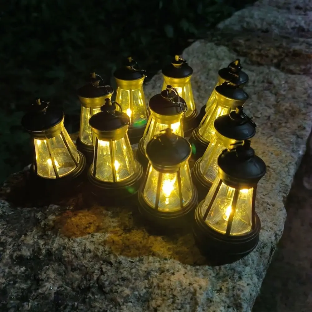 Solar Powered Puppy Garden Lantern Outdoor Decorative Waterproof Yard Lamp Retro Style Light For Lawns Patio Backyard