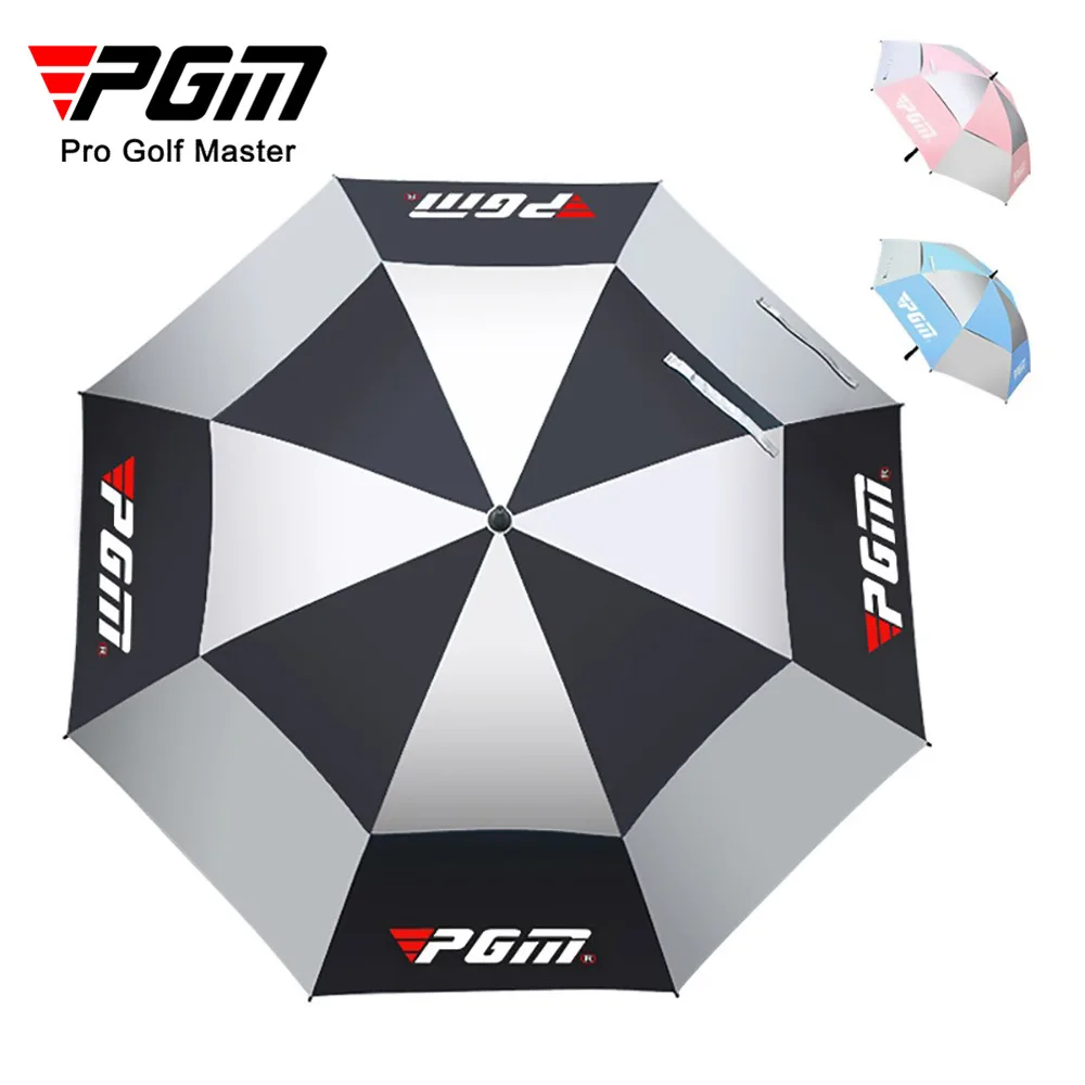 PGM Golf Extra Large Double Layer Sun Protection Manual/Automatic Sunshade Umbrella Safety Steel Shaft Sun Protection Umbrellas