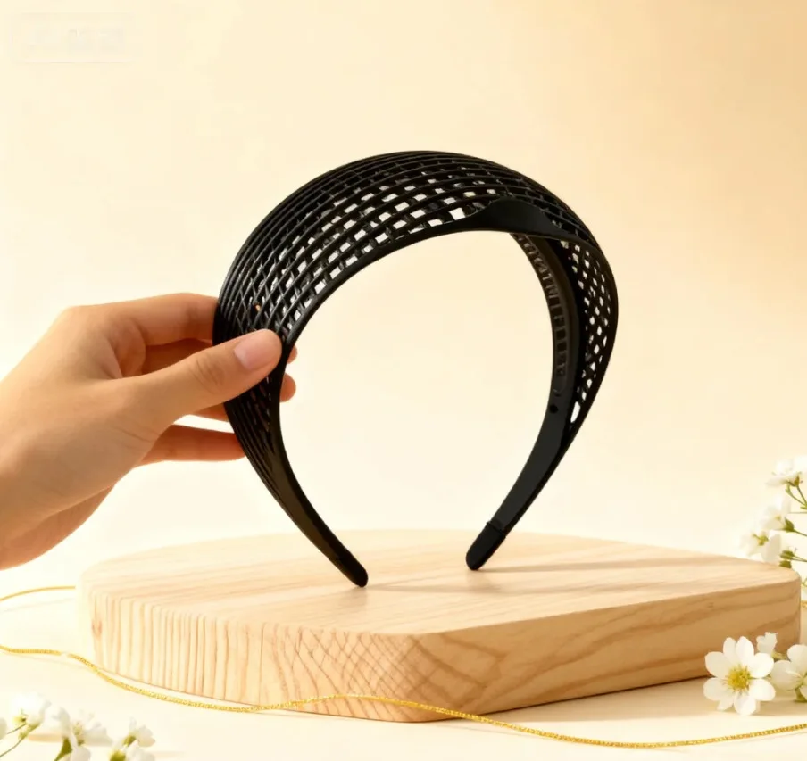 عصابة رأس خاصة لتثبيت الحجاب الإسلامي، تحافظ على إكسسوارات الشعر في مكانها وتمنع الشعر من أن تتراوح في مهب الريح #4