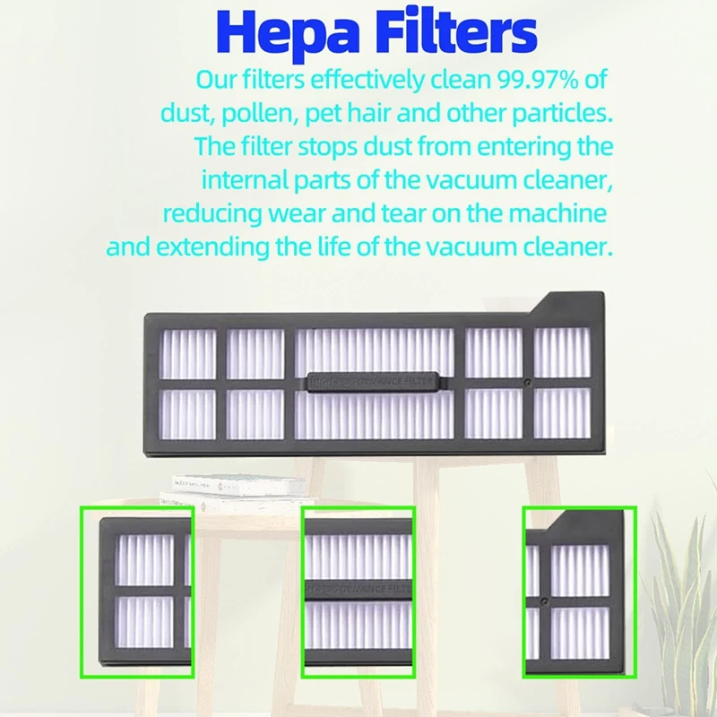 مجموعة ملحقات مكنسة كهربائية روبوت ، فرشاة دوارة ، فرش جانبية ، فلتر ، وسادة ممسحة ، أكياس غبار ، متوافقة مع Eufy X10 Pro ، Omni