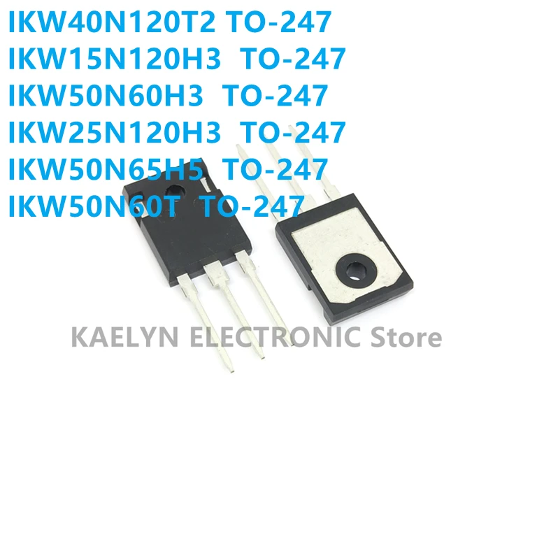 10PCS/LOT  IKW40N120T2  IKW15N120H3  IKW50N60H3   IKW25N120H3  IKW50N65H5   IKW50N60T    TO-247