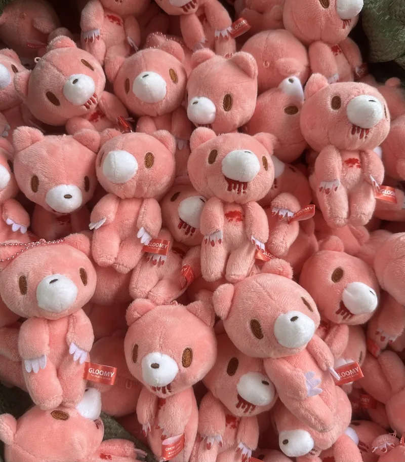 Gloomy Bear Plüsch-Schlüsselanhänger, hochwertig aussehende Anime-Cartoon-Puppe, kreatives, niedliches Design, perfekt für Mädchen, Taschenanhänger, Geburtstagsgeschenk. – Detail 8