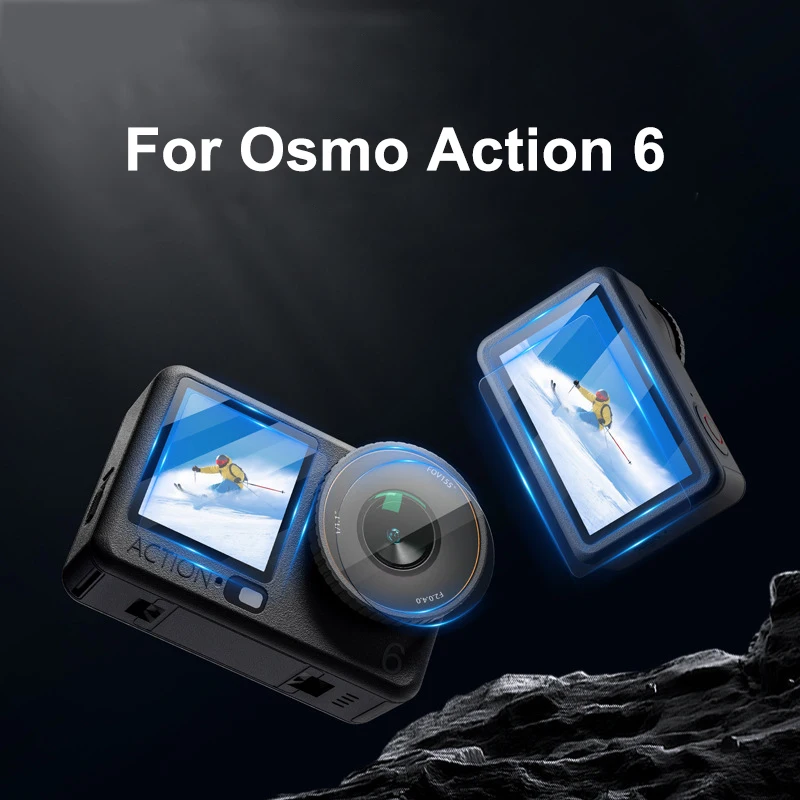 �y�Z�[�����zDJI Osmo Action 6�p�X�N���[���v���e�N�^�[ �����K���X�t�B���� �����Y�K���X�ی�t�B���� DJI Osmo Action 6�J�����A�N�Z�T���[