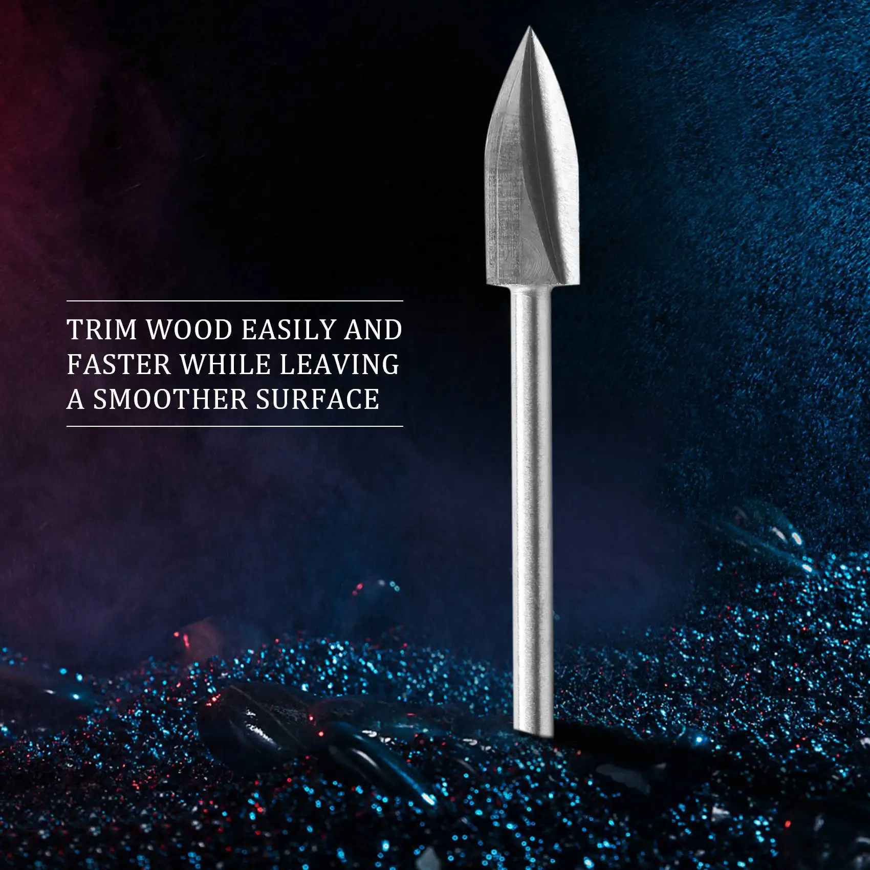 5 SZTUK Akcesoria do wierteł do rzeźbienia i grawerowania w drewnie Uniwersalne dopasowanie do narzędzi obrotowych (5 SZTUK)