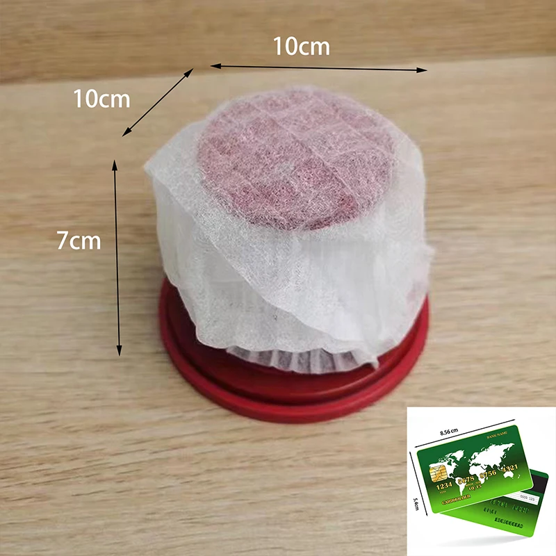 100PCS Non-wovens Vacuum Cleaner Filter Mesh Durable Dust-proof Dust Collection Filter Mesh Disposables Filter Cover Accessories