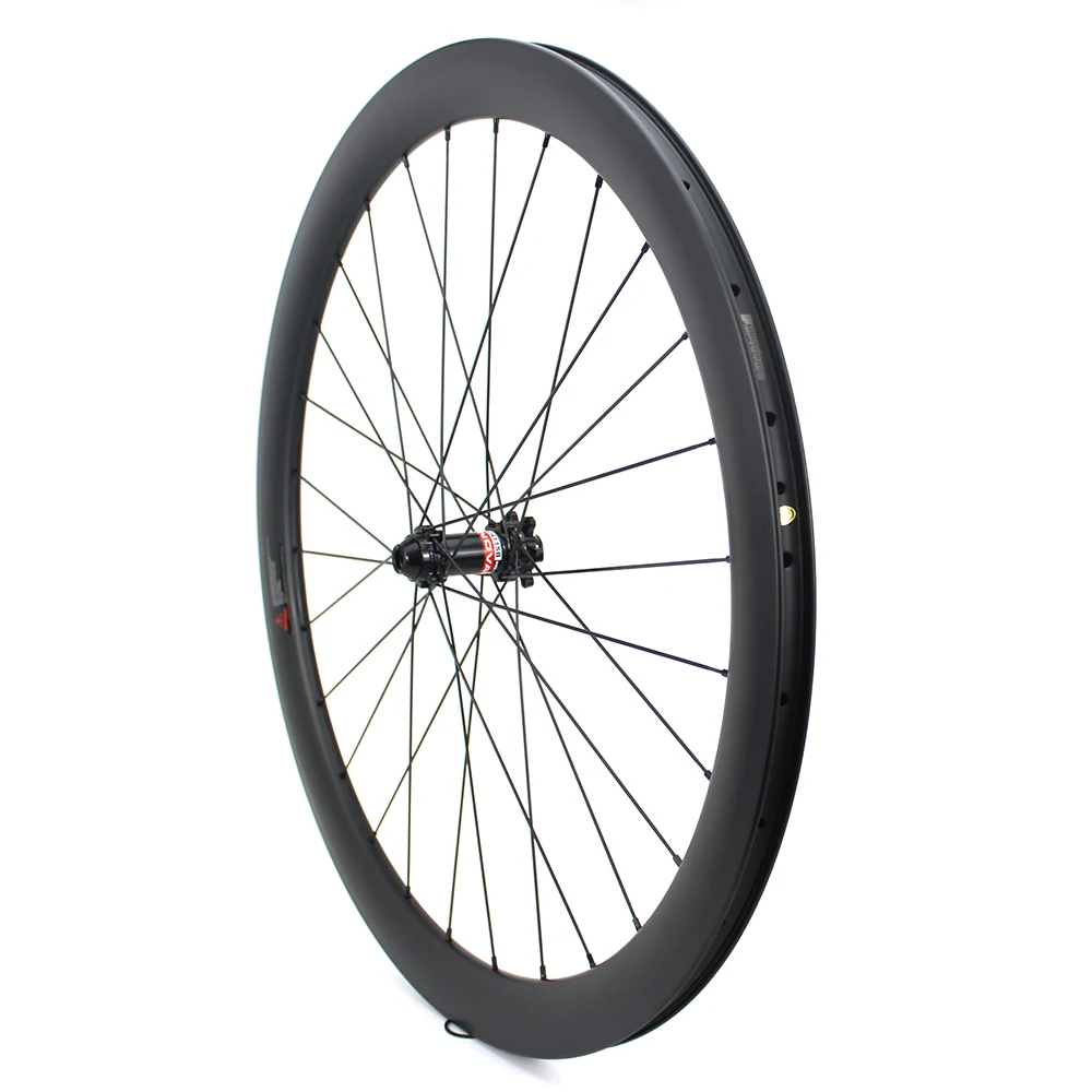 700c Road Disc Bicycle Carbon Wheels Novatec D411 D412 Hub 6-Bolt OR Center Lock Clincher Tubular Tubeless Road Bike Wheelset