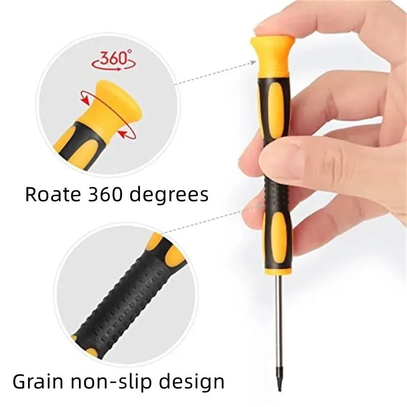 T6/T8H/T10H Screw Driver Set Torx Tools T8 Screwdriver with Hole for Xbox One/ Xbox 360 Wireless Controller Repair Tool 1PC