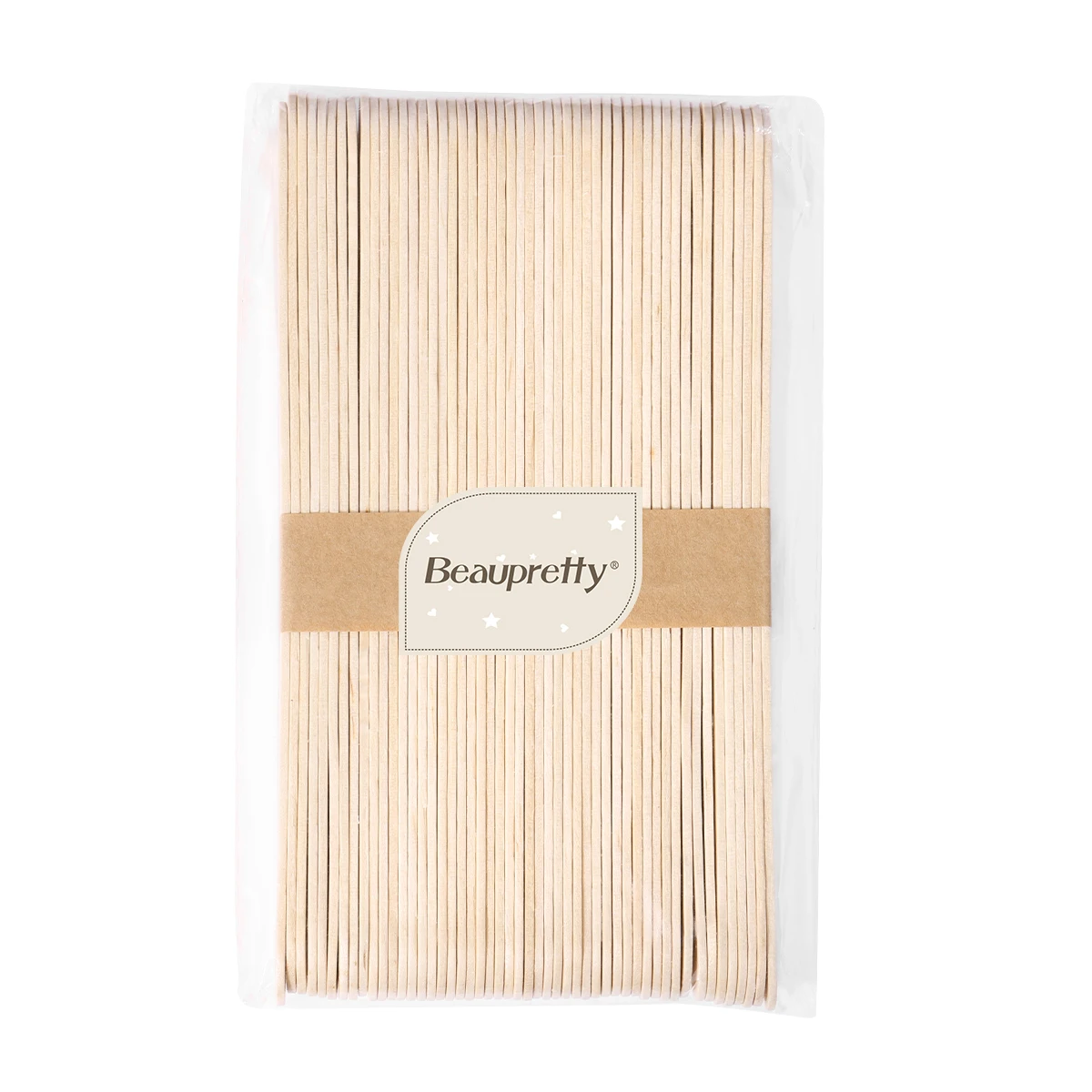 50 قطعة أداة توزيع الشمع العصي إزالة الشعر ملعقة خشبية للشمع 15x1.8 سنتيمتر خافض اللسان أداة إزالة الشعر