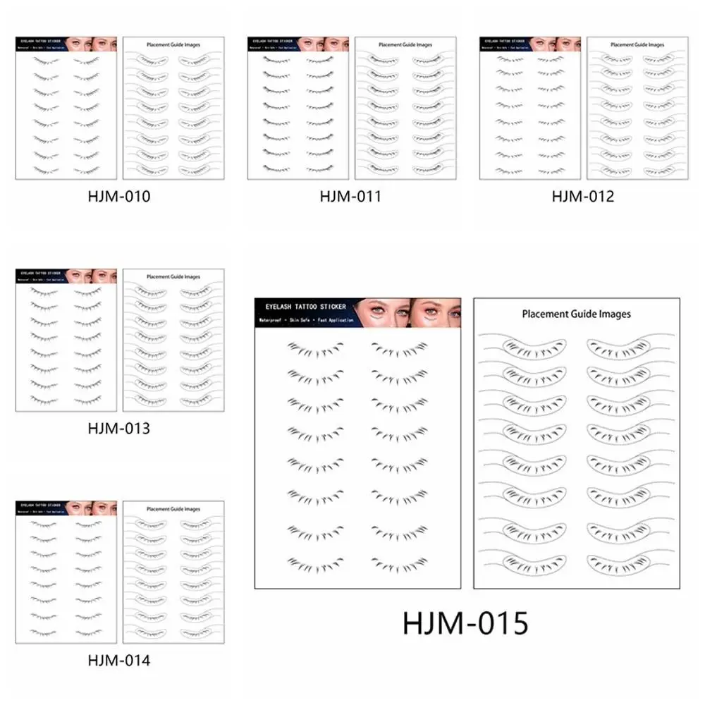 Autocollant de Faux-Cils betérieurs avec Impression par Transfert d'Eau, Outil de Maquillage pour Paresseux