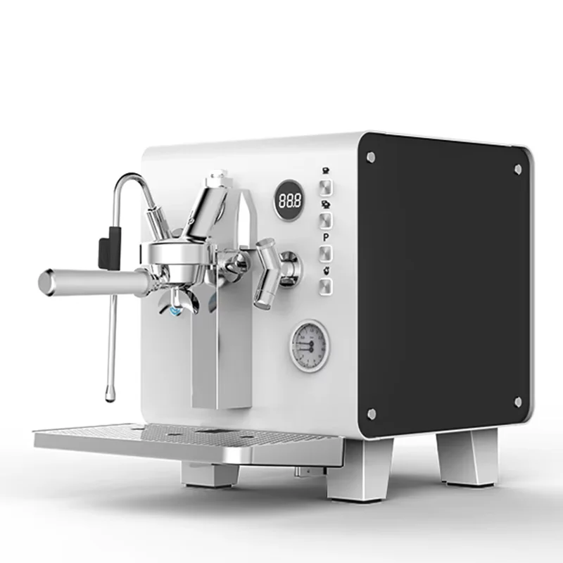 Macchina da caffè espresso per attrezzature da caffetteria per la lavorazione commerciale semiautomatica in acciaio inossidabile commerciale aziendale