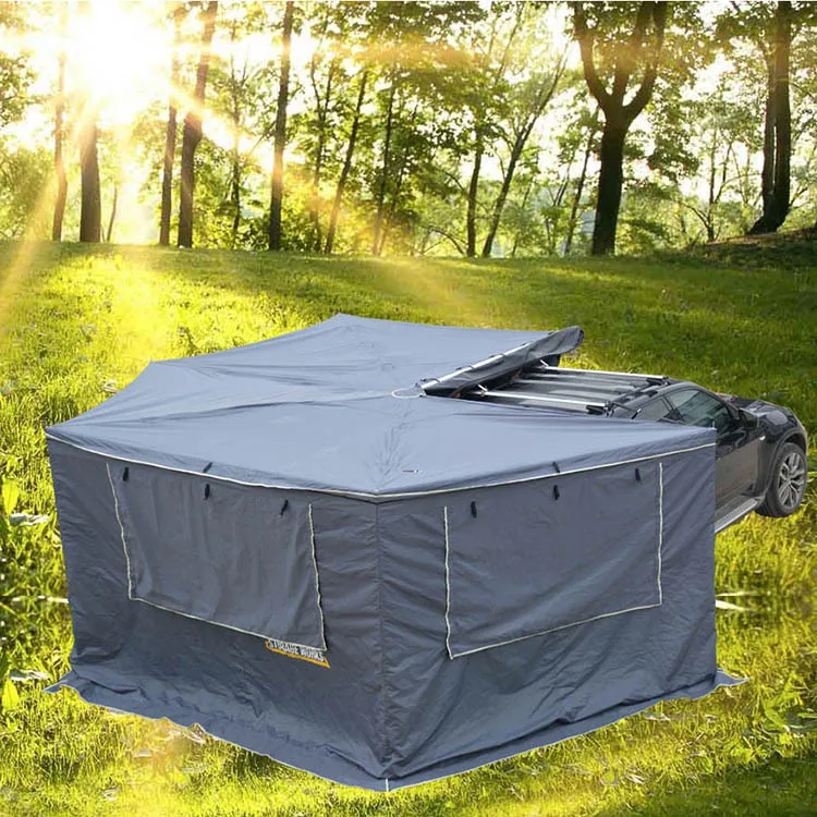 Car Awning Tent 4WD Off-road Camper Waterproof  Roof Side  270 Degree    