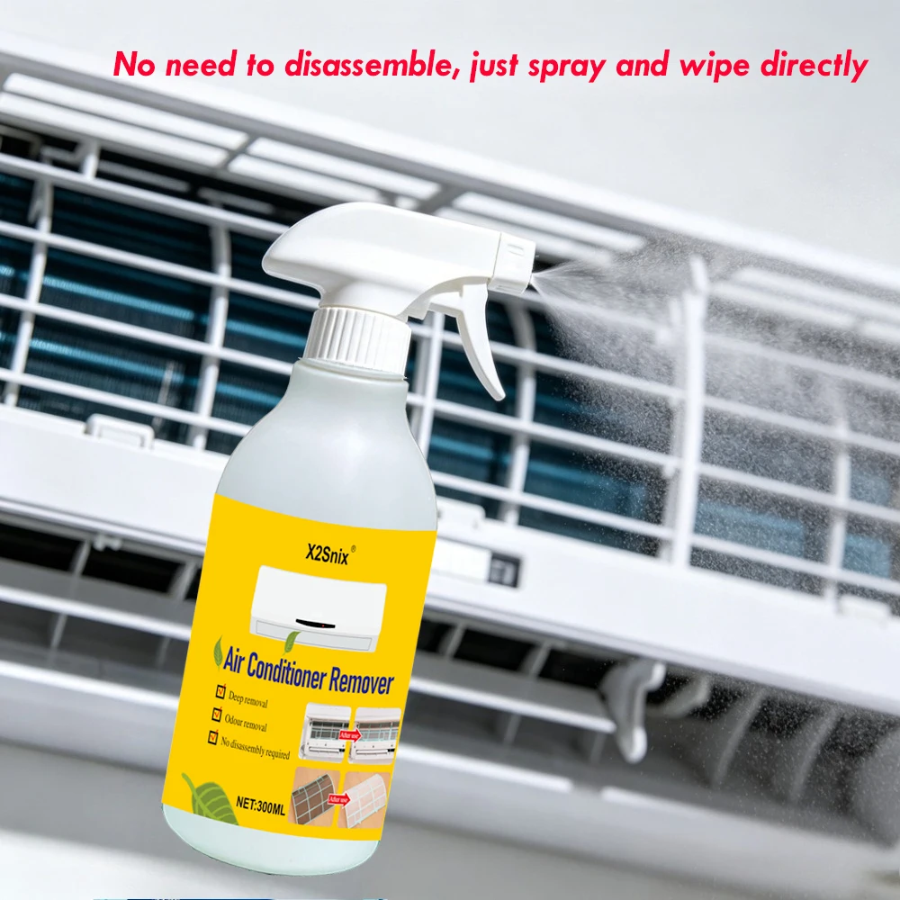 Air Conditioner Cleaner Spray, Remove Odor Dust Mold, Summer AC Cleaning Deodorizer for Auto Car, Home & Office, Renewal Agent