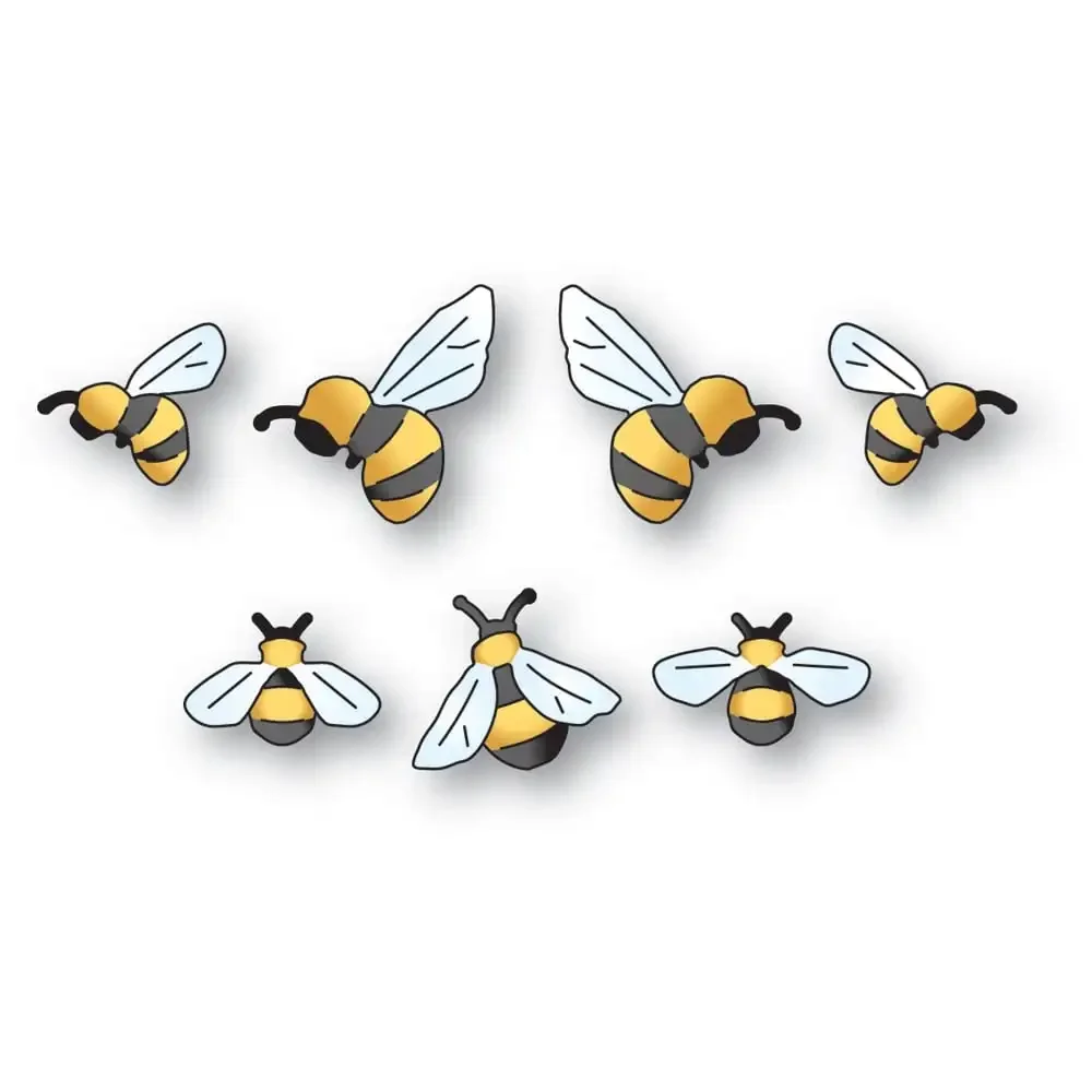 New Arrival 2024 Bumblebees Metal Cutting Dies for DIY Decorating Scrapbook Paper Card Album Embossing Craft Greeting Card