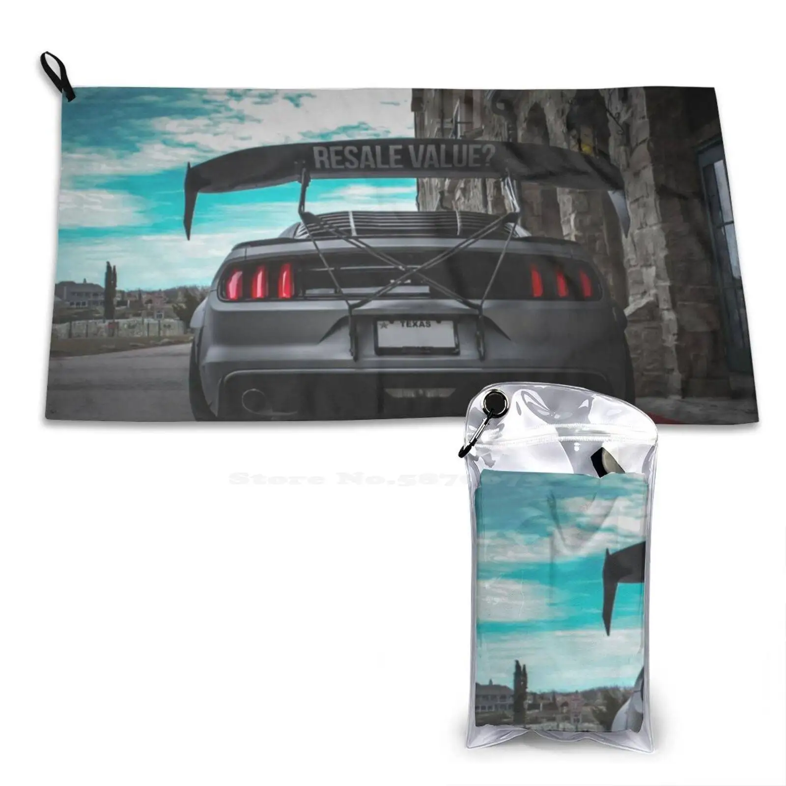 Gt 3D Print Pattern Towel Soft Towel Gt Widebody Bagged American Muscle S550 Race Street Need Speedhunters Cars Tuner Tuning