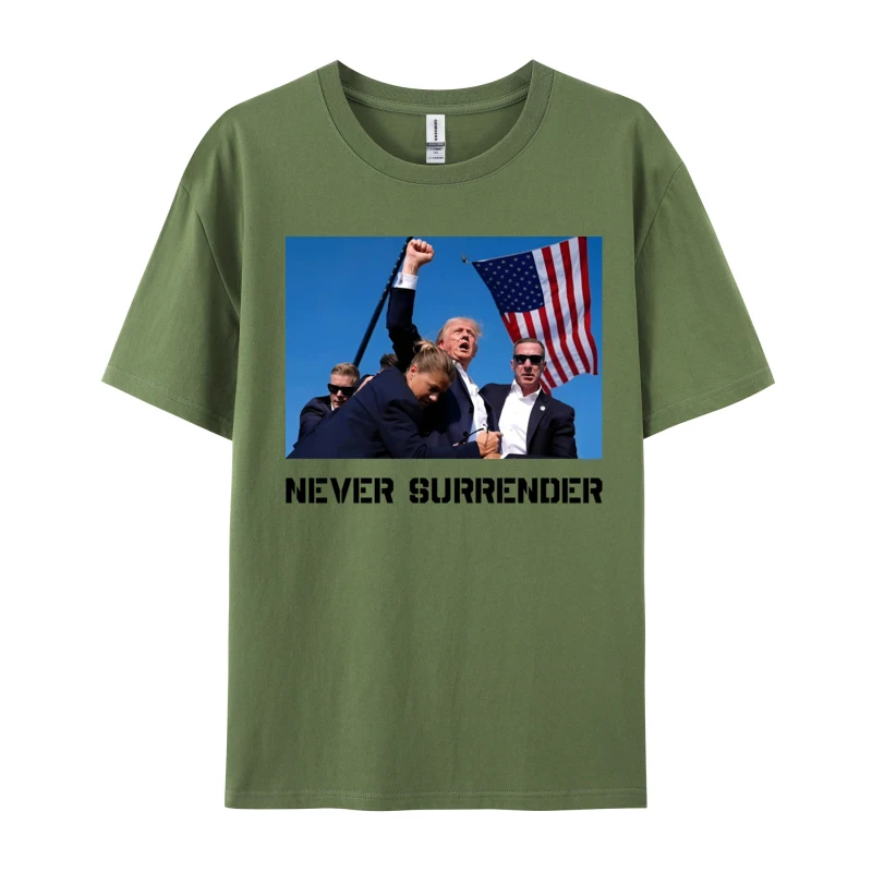 

T shirt Men 100℅ cotton Trump T-shirts Oversized Crew Neck T-Shirts Print Graphic Tops & Tees Fast Shipping