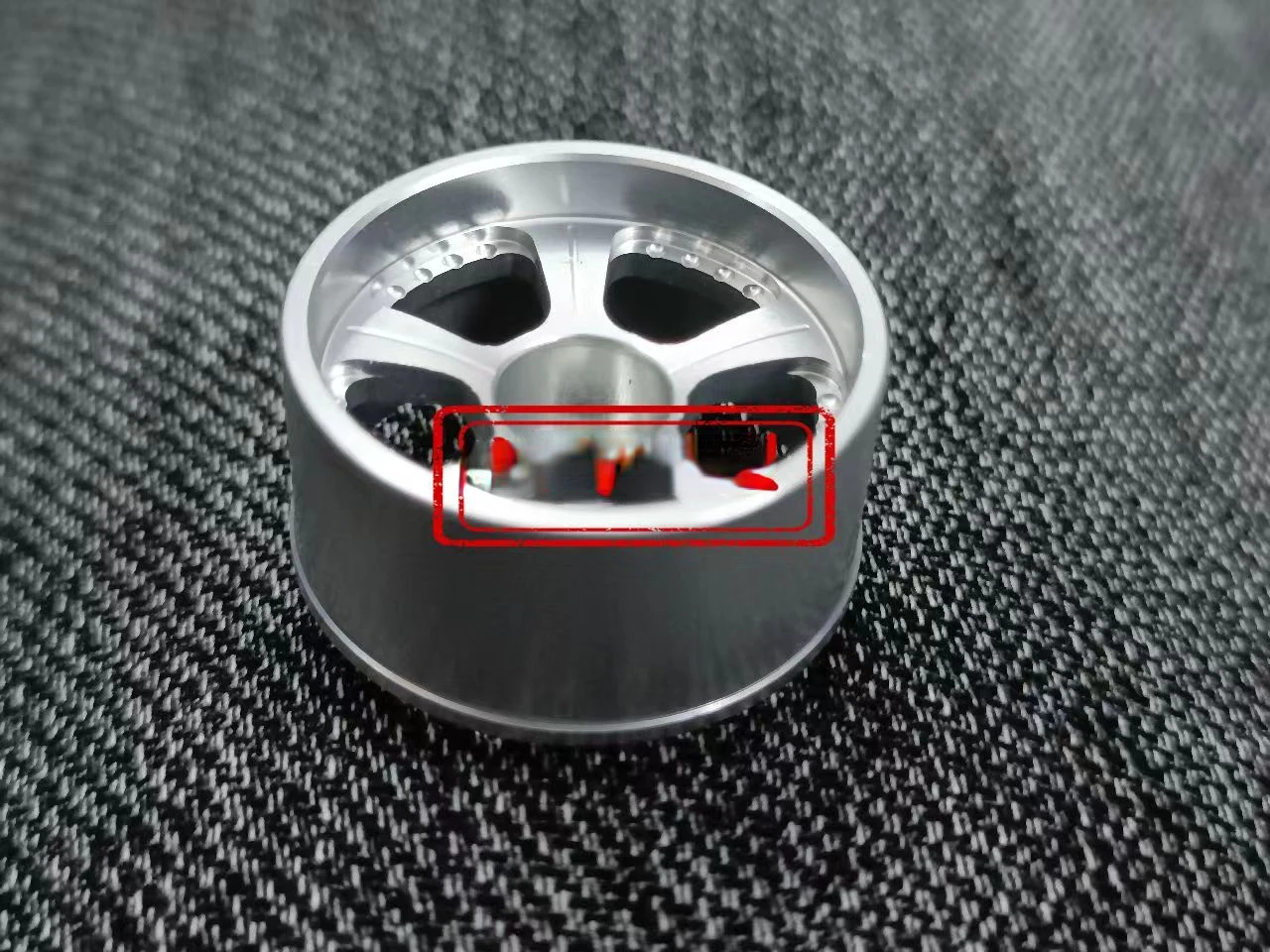 Mosquito car wheel hub high-precision metal wheel hub 22MM Jingshang Mosquito car MINI-Q MINI-Z MINI-D HGD1