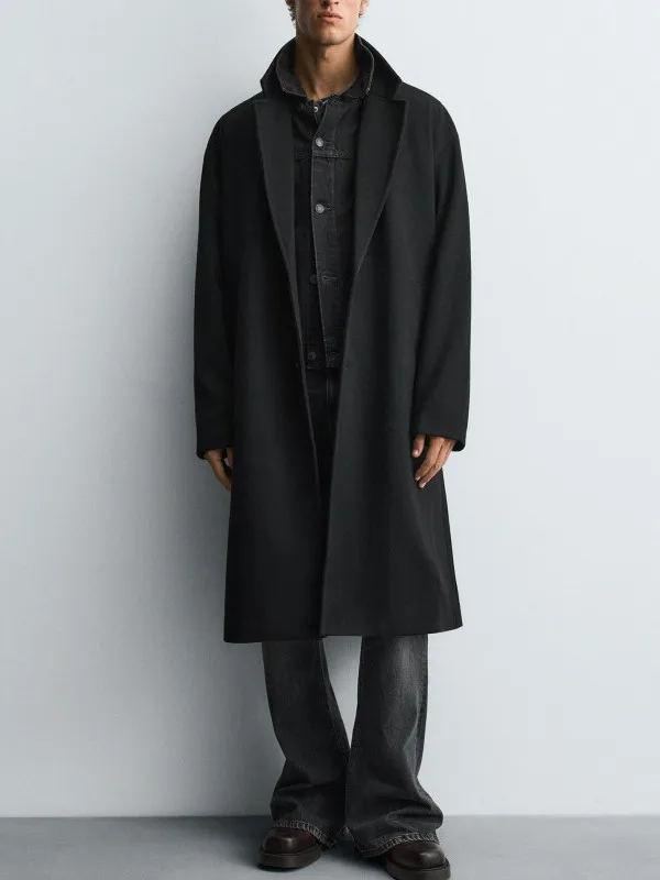 

Faionable Waterproof Men's Parka Coat Slim Fit Straight Leg Design Autumn New Arrival Busin Casual Sle Long Sve Coat