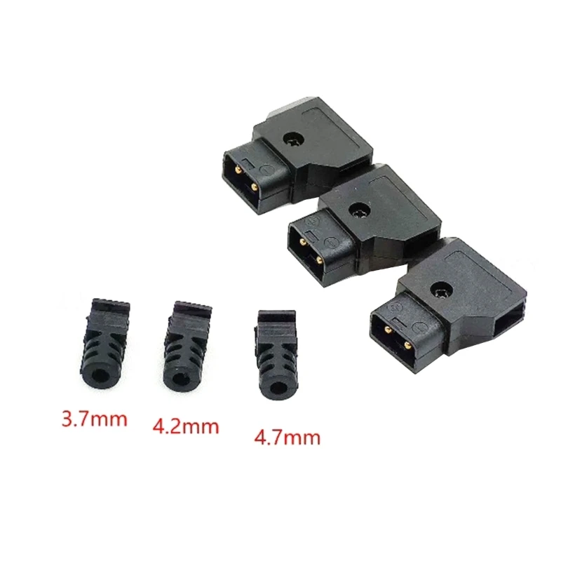 F3MA D-tap Male Connector Power Plug for Photography Cable Assembly V-mount Battery