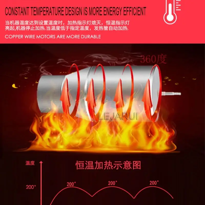 Peanut Sesame Soybean Coffee Roster Machine Commercial Nuts Dryer Rotary Drum Cocoa Roaster Chestnut Roasting Roaster Machine