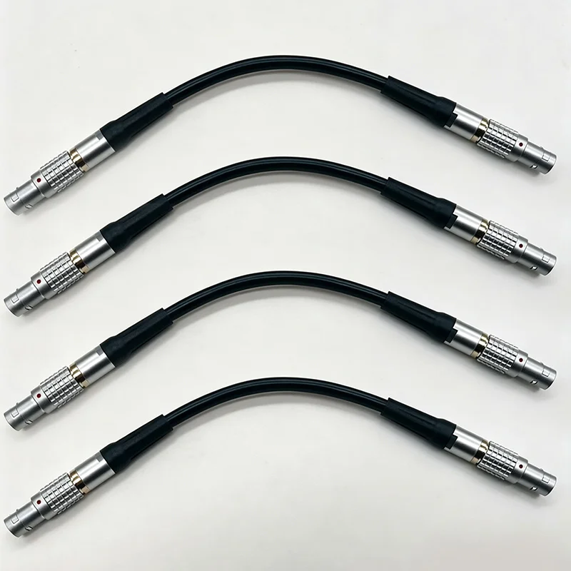 Compatible REMO 00B 0B 1B 2B FGG EGG Socket Connector Cable Power Signal Line 2 3 4 5 Pin Double-headed Metal Aviation Plug