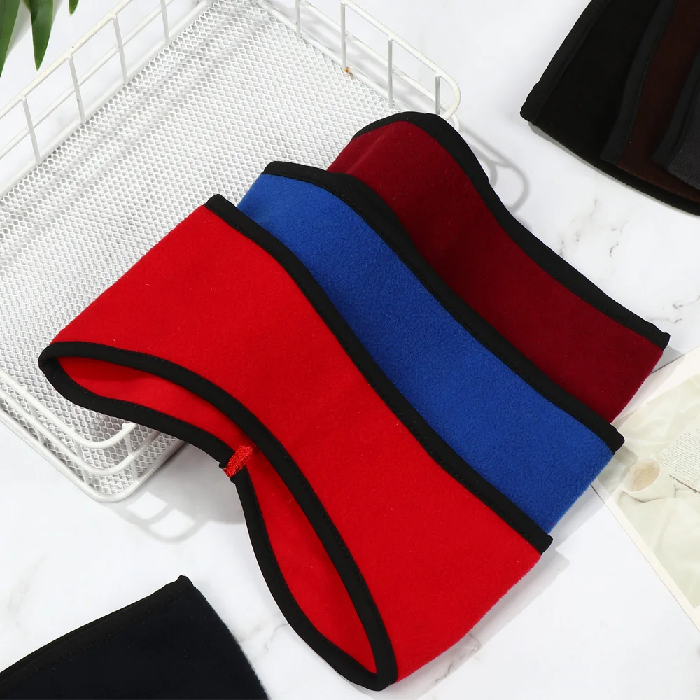 Colorful Fleece Ear Warmer Muff Winter Headband Ear Muffs Headband Men Women Running Skiing Outdoor Sports Ear Cover Headscarf