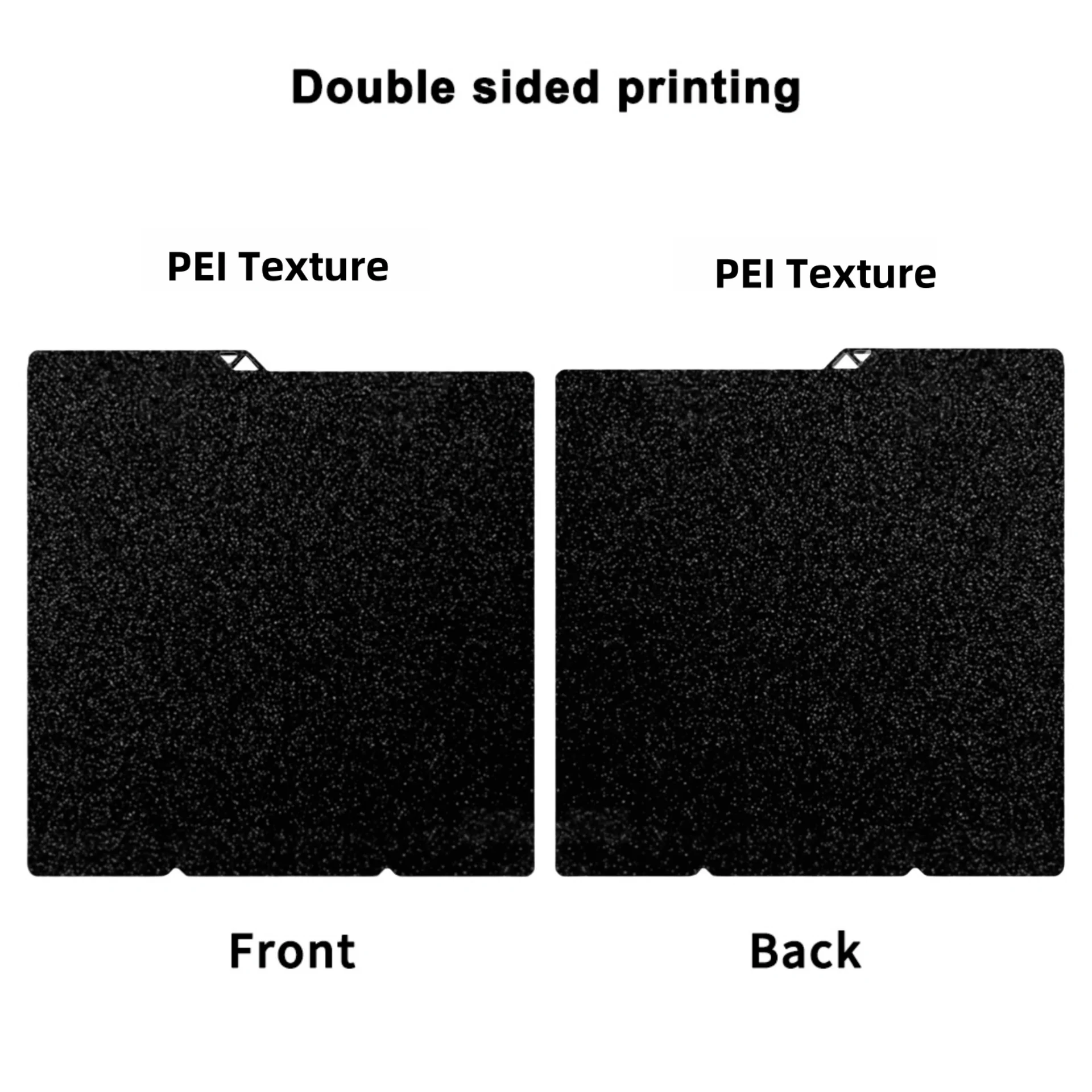 For Anycubic Kobra S1 Plate Pei Sheet 264x276mm Textured Kobra X Combo Build Plate Double Sided PEO PET Kobra S1C build Plate image 3