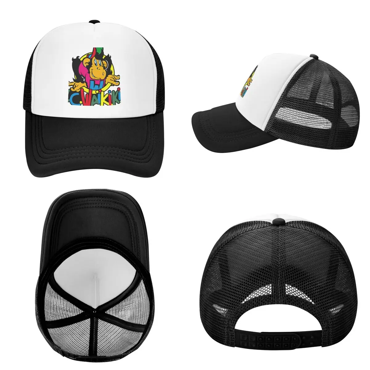 Monkey Lc Waikiki Singe Cap Fashion Mesh Baseball Caps Adjustable Hat Hip Hop Summer Unisex Baseball Hats