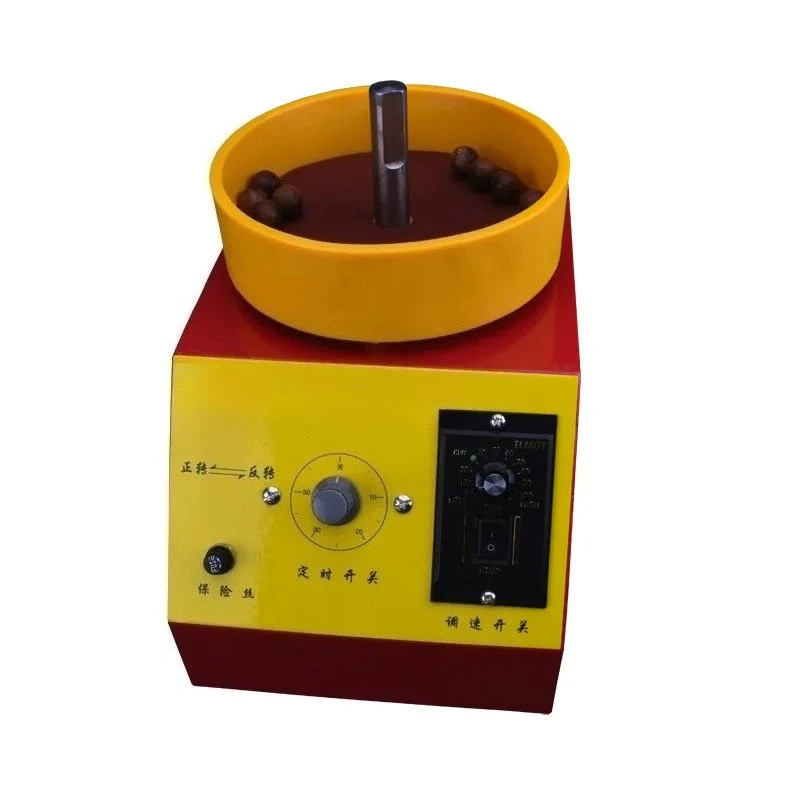 Top-spinning bead polishing machine Round bead wood bead grinding machine Grinding disc