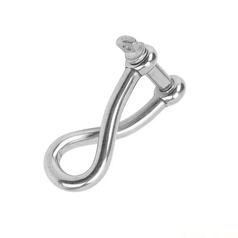 J0MA 4mm/5mm/6mm/8mm/10mm/12mm Rustproof Twisted Shackle Screw Pin Twist Shackle