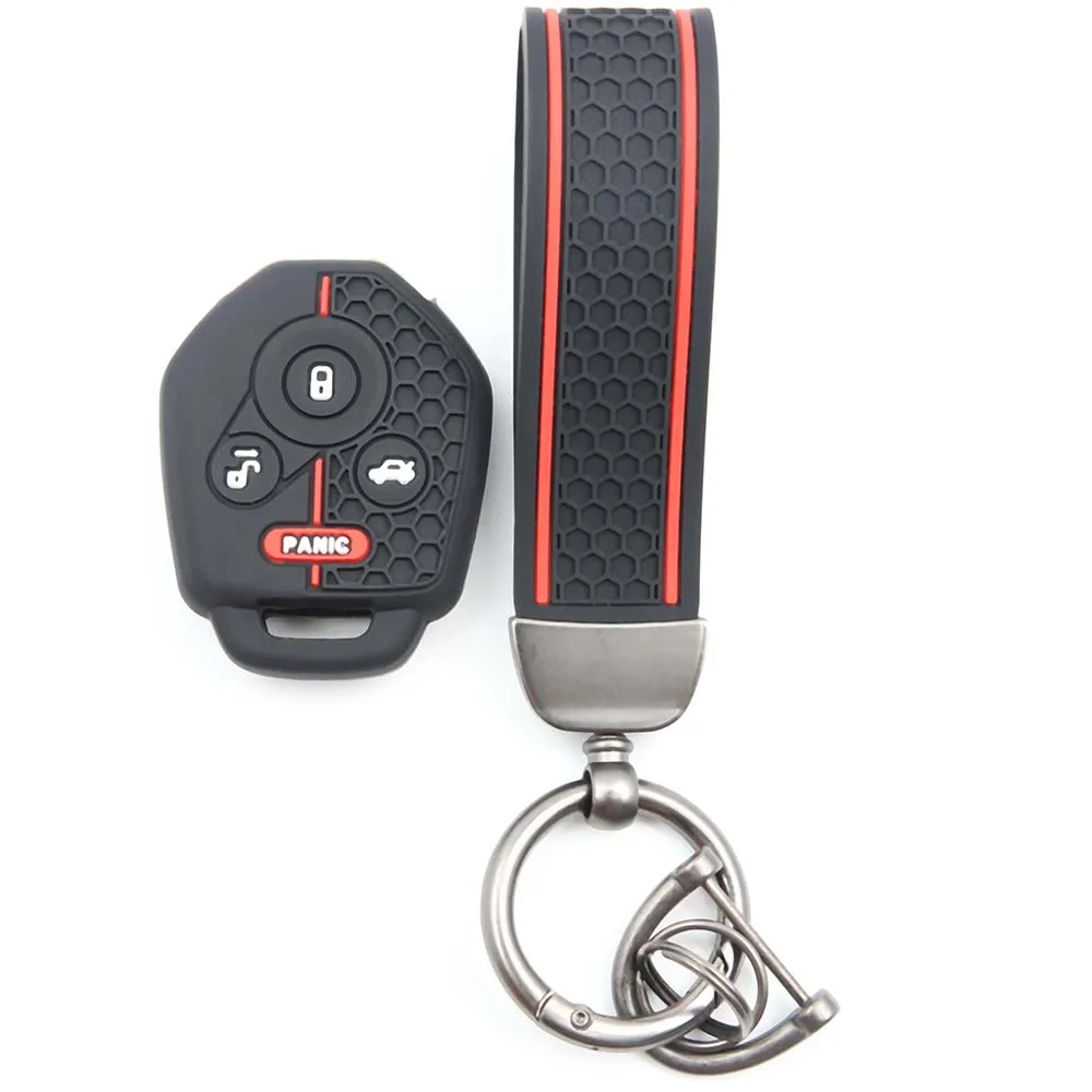 

Silicone Car Key Case Cover Shell for Subaru Legacy Tribeca Impreza Forester Xv Protect Accessory