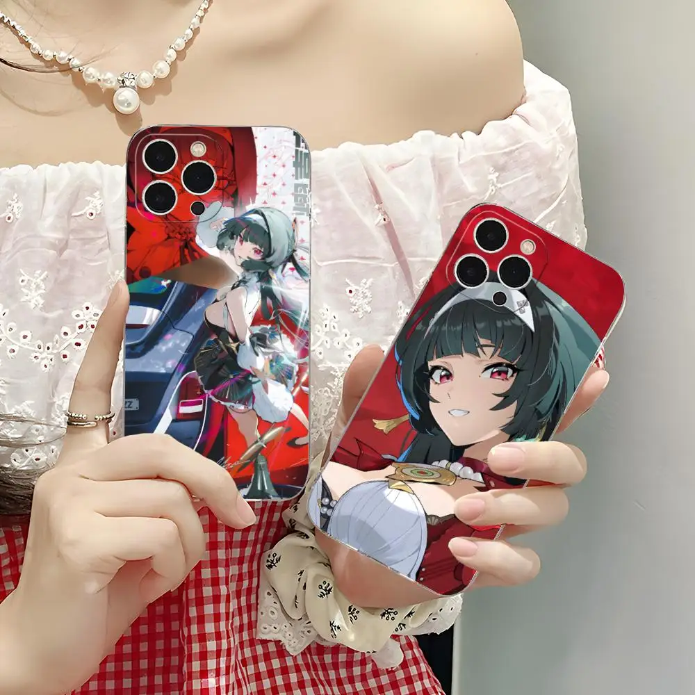 

Чехол для телефона Zenless Zone Zero Astra Yao для iPhone 17, 16, 15, 14, 13, 12, 11 X XR XS Air Pro Max Plus, мини-прозрачный цветной чехол