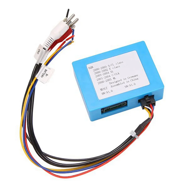 

Car D2B Digital Data Optical Fiber Decoder Most Box Car Radio Adapter For Mercedes Benz ML CL SL E C S CLK Class
