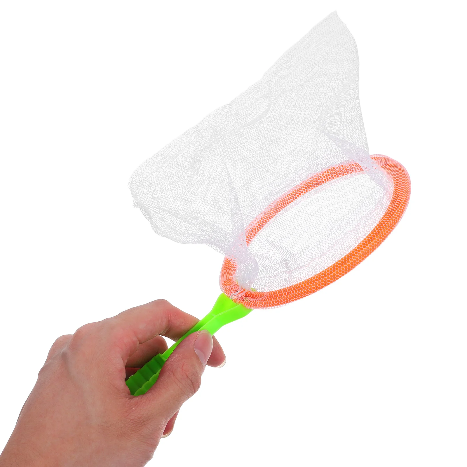 ตาข่ายดักปลาสำหรับเด็ก 16 ชิ้น สำหรับดักจับปลา แมลง ผีเสื้อ ใช้เล่นสนุกและเพื่อการศึกษา สีสุ่ม