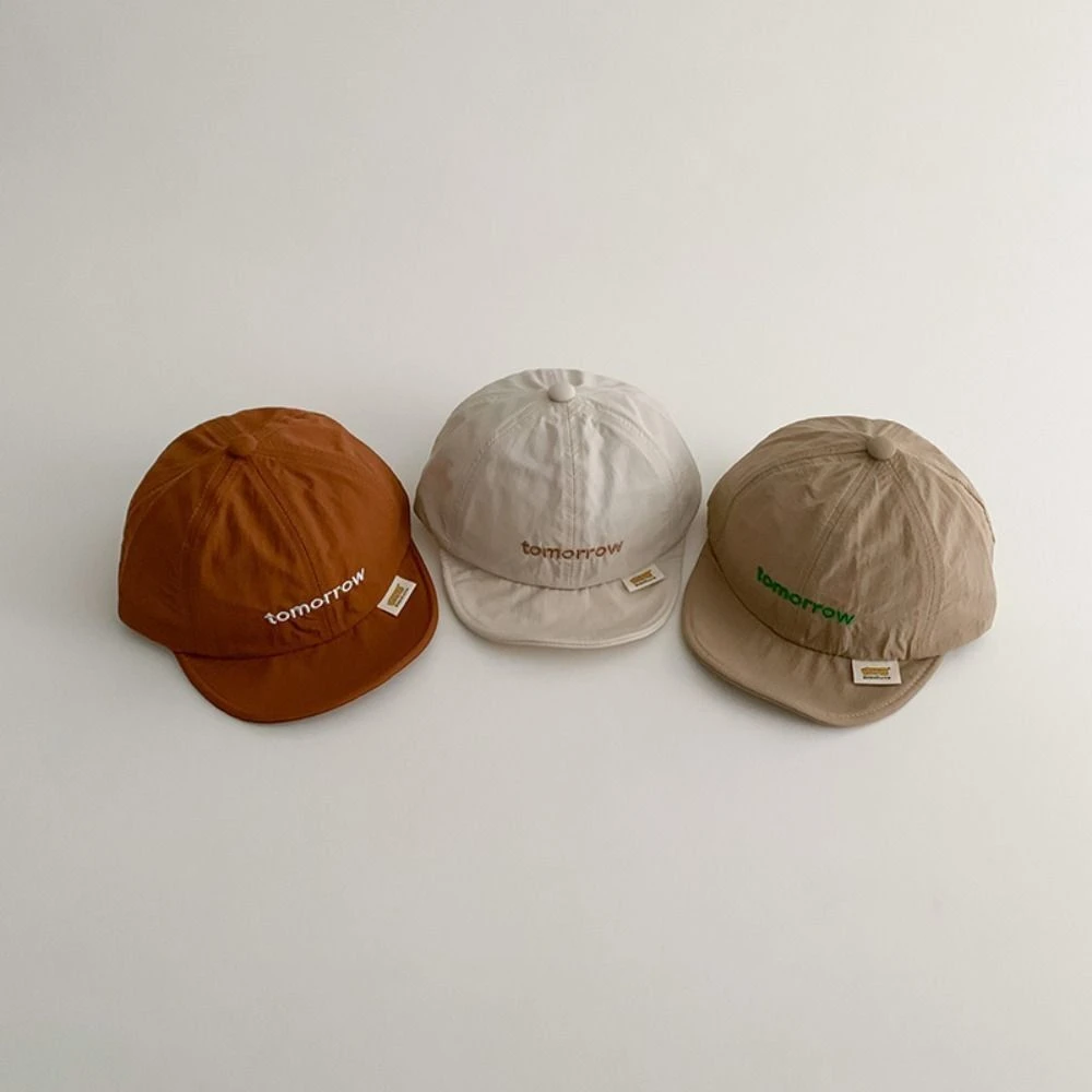 

New Summer Letter Baseball Cap Soft Thin Baby Peaked Hat Quick-drying Breathable Children Visors Cap Toddler