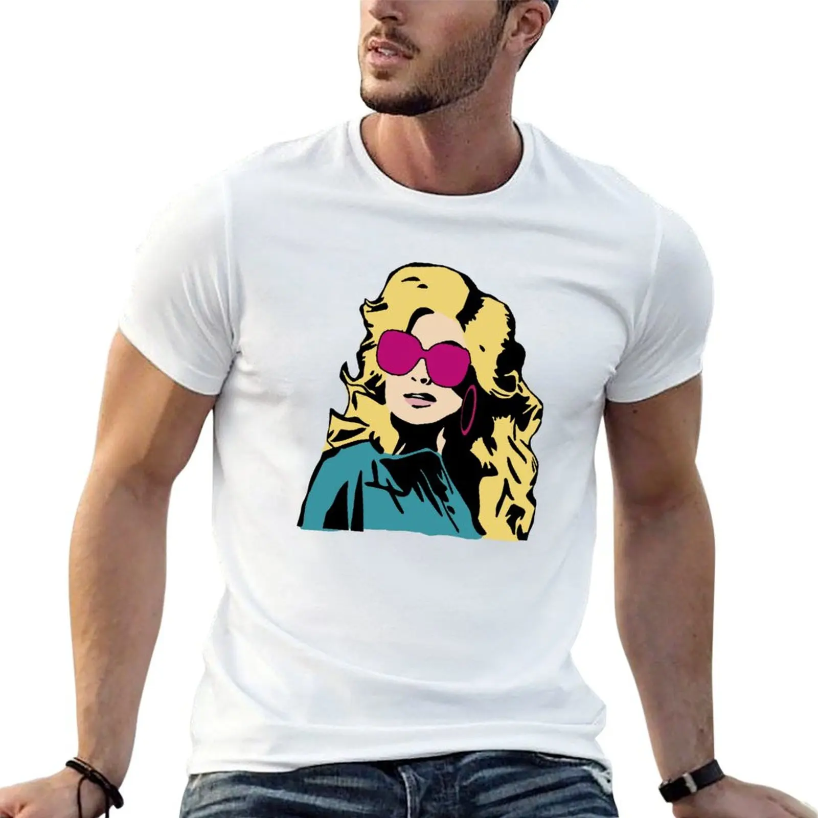 

Dolly graphic shirt Outline t man t Parton T-Shirt Basic pack shirt cotton