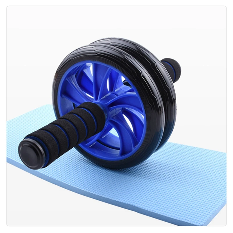 ELOS-Blue Abdominal Wheel Set 7-Piece Set Push-Ups Abdominal Wheel Dual Multifunctional Household Equipment